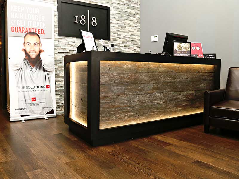 Reception desk