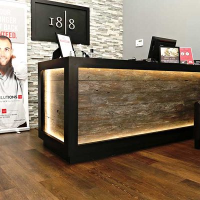 Reception desk
