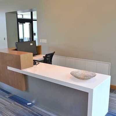 Reception desk